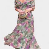 Luana - Elegantna haljina s V-izrezom