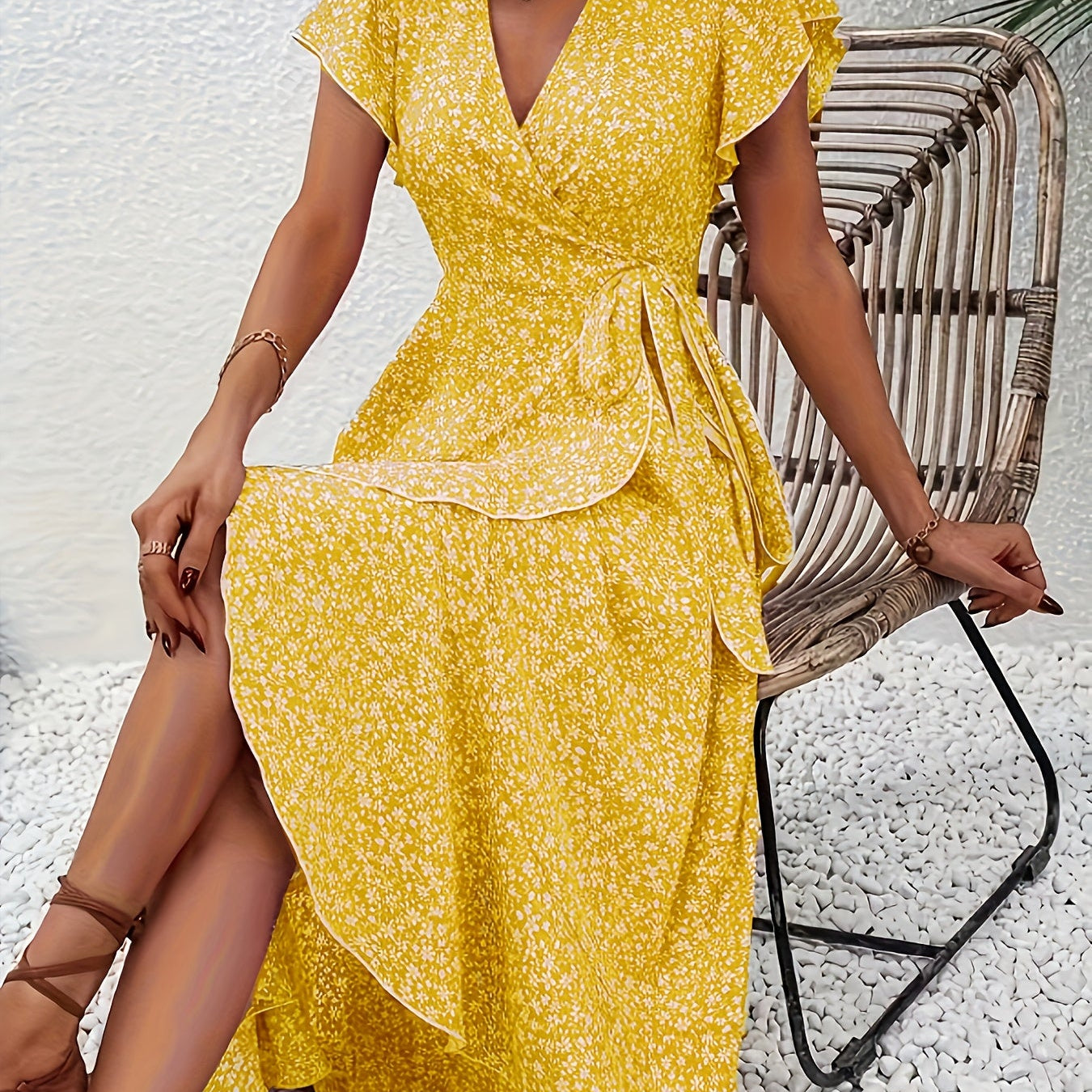 DELACROIX | Elegantna cvjetna haljina Camille
