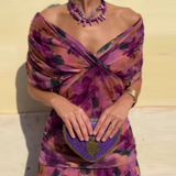 DELACROIX | Robe Longue Fleurie Vaporeuse Christine