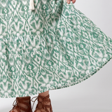 DELACROIX | Boho midi haljina s pomponima Florence