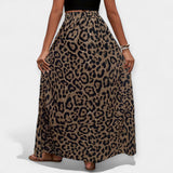 Leopard suknja midi dužine