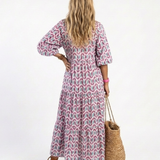 DELACROIX | Robe midi à manches longues Mireya