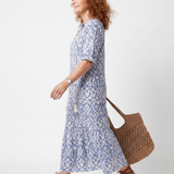 DELACROIX | Robe Midi Fluide Imprimée Nicole