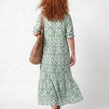 DELACROIX | Boho midi haljina s pomponima Florence