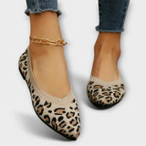 Paula - Leopard balerinke od čipke