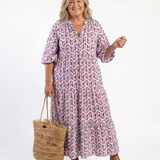 DELACROIX | Robe midi à manches longues Mireya