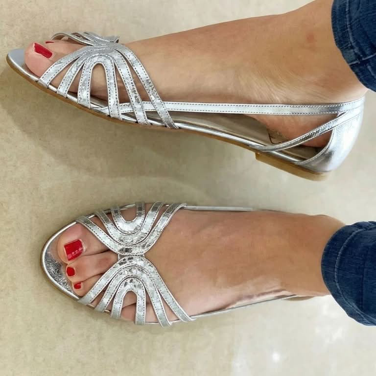 Éléonore™ | Sandales Dorées Lumière d'Été