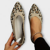 Paula - Leopard balerinke od čipke