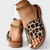 Tareyja - Dvobojne sandale s leopard uzorkom