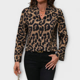 Catarina - Ležerna bluza s leopard uzorkom