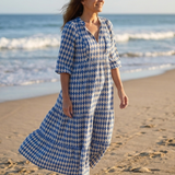 DELACROIX | Robe Midi à Imprimé Diamant Elodie