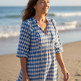 DELACROIX | Robe Midi à Imprimé Diamant Elodie