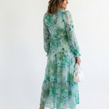 DELACROIX | Robe Maxi Fleurie à Manches Longues Althea