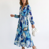 DELACROIX | Robe Maxi Fleurie à Manches Longues Althea