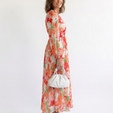 DELACROIX | Robe Maxi Fleurie à Manches Longues Althea