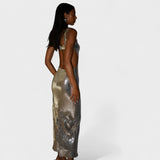 Sparkle Silver - Vestido de gala noite