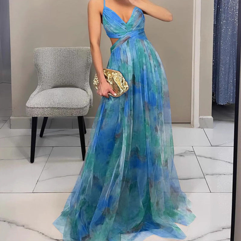 DELACROIX | Maxi haljina Cvjetna elegancija