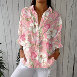 Nicole - Elegantna bluza s cvjetnim uzorkom
