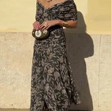 Luana - Elegantna haljina s V-izrezom