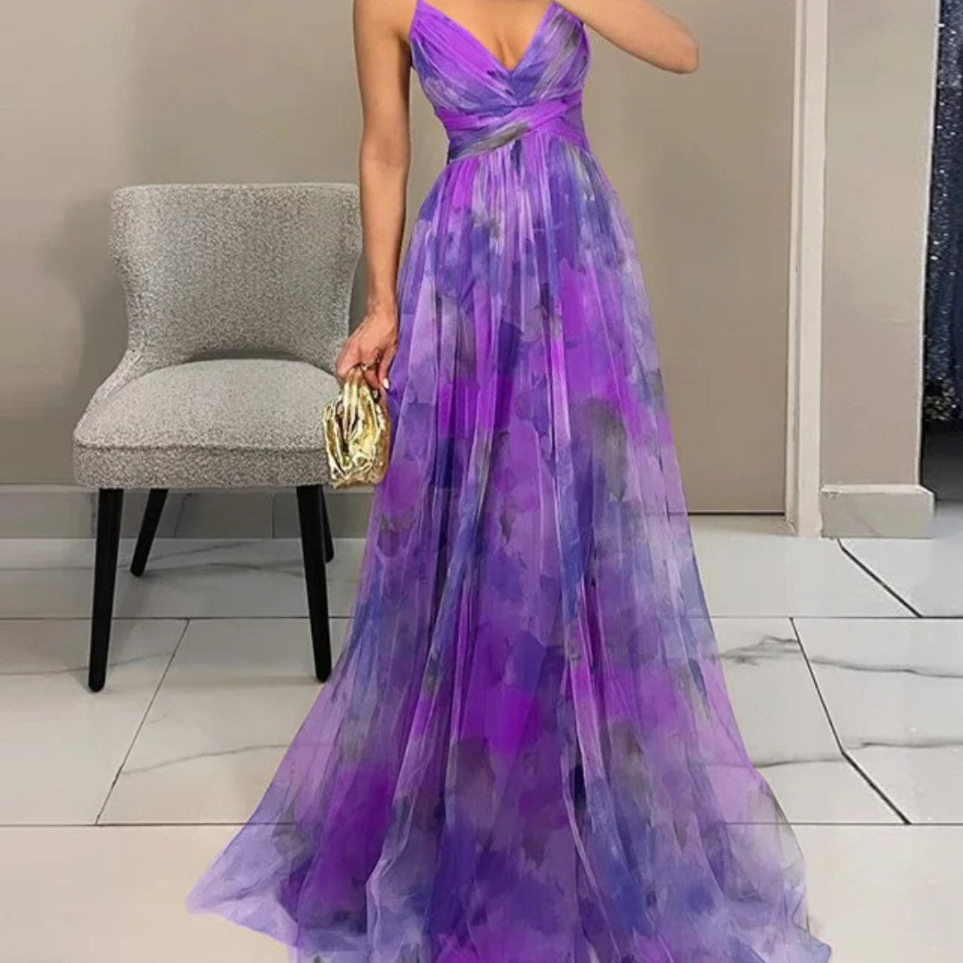 DELACROIX | Maxi haljina Cvjetna elegancija