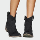 Botas de cowboy retro de tornozelo