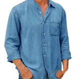 Dugačka denim košulja
