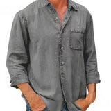 Dugačka denim košulja