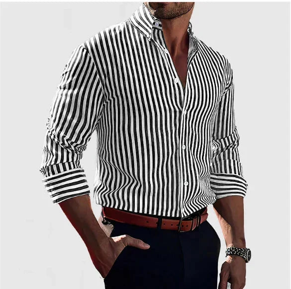Košulja Overshirt Soft Blend - Pruge