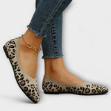 Paula - Leopard balerinke od čipke
