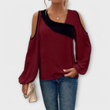 Escarlate - Blusa com decote quadrado