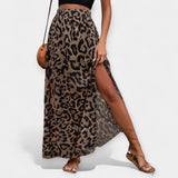 Leopard suknja midi dužine
