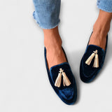 Quinnlyn - Moccasinke nadahnute vintage stilom s resicama