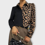 Valentina - Jednostavna bluza s leopard uzorkom