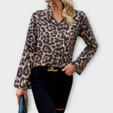 Catarina - Ležerna bluza s leopard uzorkom