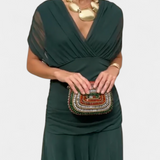 Luana - Elegantna haljina s V-izrezom