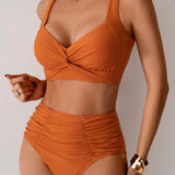 DELACROIX | Bikini Gainant Taille Haute Sofia